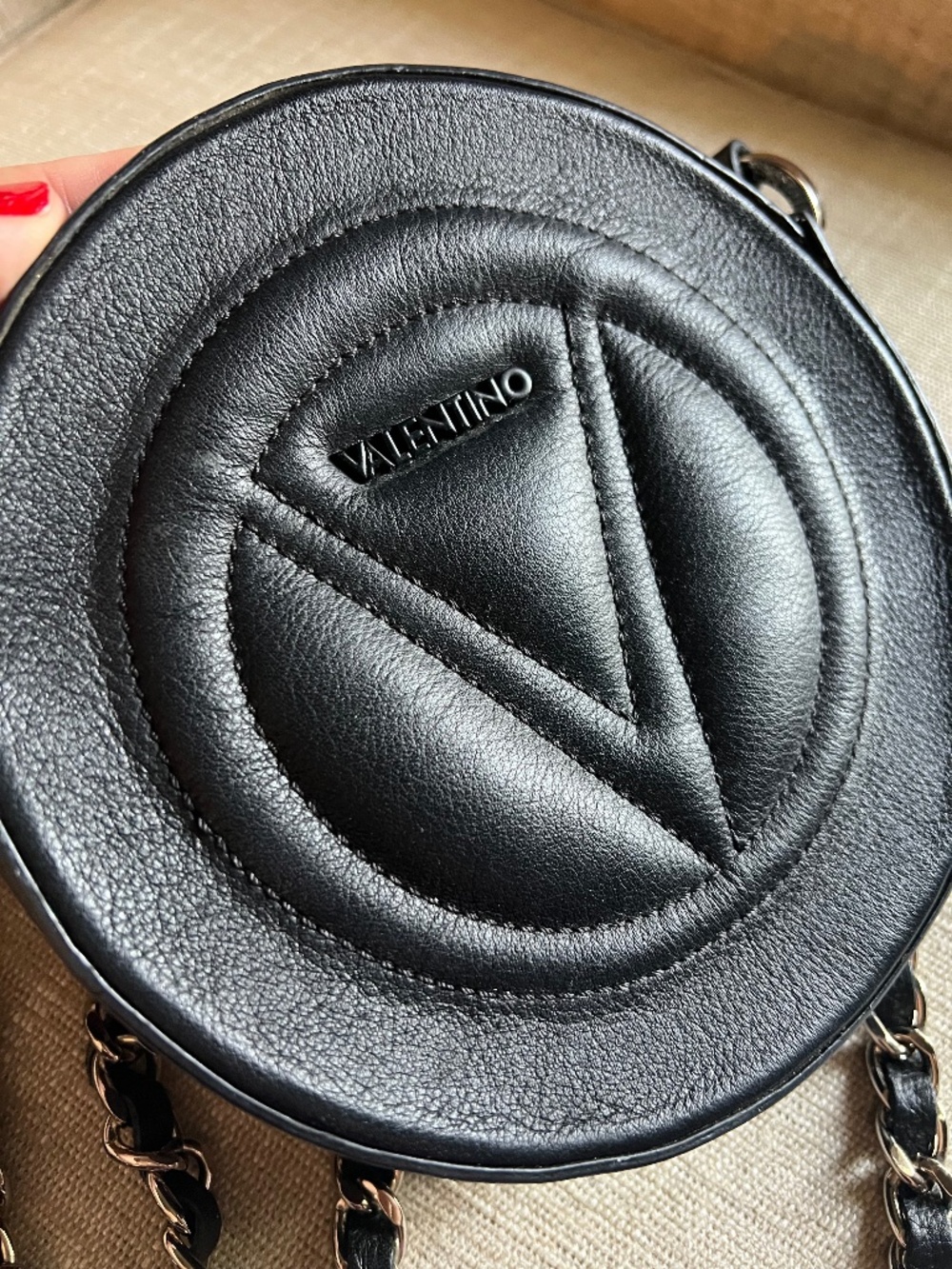 Valentino black crossbody bag- like new! Steal price